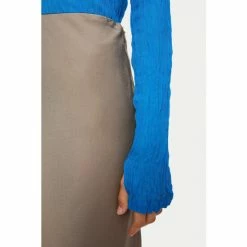 Jigsaw Viscose Crinkled Top Blue -Jigsaw store unnamed file 1006