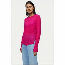 Jigsaw Viscose Crinkled Top Blue -Jigsaw store unnamed file 1012