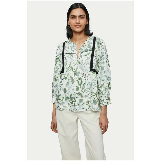 unnamed-file-1044.jpg Jigsaw Green Botanist Floral Linen Blouse -Jigsaw store unnamed file 1044