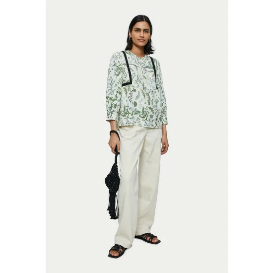 unnamed-file-1046.jpg Jigsaw Green Botanist Floral Linen Blouse -Jigsaw store unnamed file 1046