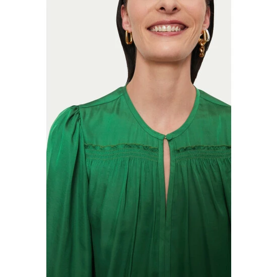 unnamed-file-1077.jpg Jigsaw Green Recycled Satin Drape Top -Jigsaw store unnamed file 1077