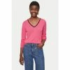 Jigsaw Pink Merino V-Neck Jumper