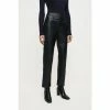 Jigsaw Black Leather Lea Jeans