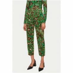 Jigsaw Green Baroque Arms Printed Cord Jeans -Jigsaw store unnamed file 1197