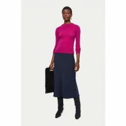 Jigsaw Pink Cloud Cashmere Crew Jumper -Jigsaw store unnamed file 123