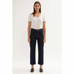 Jigsaw Blue Lea Straight Leg Crop Jeans 2 Jigsaw Blue Lea Straight Leg Crop Jeans -Jigsaw store unnamed file 1232