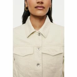 Jigsaw Cream Denim Jacket -Jigsaw store unnamed file 1242