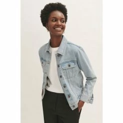 Jigsaw Denim Trucker Jacket