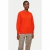 Jigsaw Orange Merino Cashmere Crew Jumper