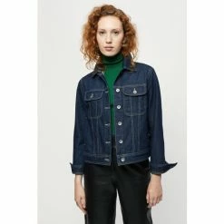 Jigsaw Blue Denim Trucker Jacket