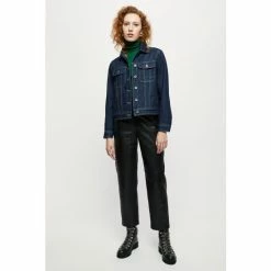 Jigsaw Blue Denim Trucker Jacket -Jigsaw store unnamed file 1275