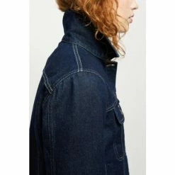 Jigsaw Blue Denim Trucker Jacket -Jigsaw store unnamed file 1277