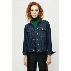 Jigsaw Blue Denim Trucker Jacket -Jigsaw store unnamed file 1278