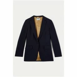 Jigsaw Blue Crosshatch Jacket -Jigsaw store unnamed file 1285