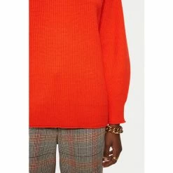 Jigsaw Orange Merino Cashmere Crew Jumper 3 Jigsaw Orange Merino Cashmere Crew Jumper -Jigsaw store unnamed file 130