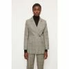 Jigsaw Grey British Check Ryedale Jacket