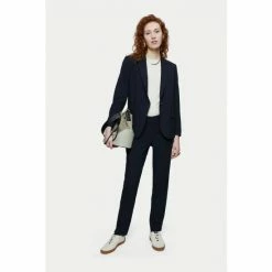 Jigsaw Blue Crosshatch Brook Blazer -Jigsaw store unnamed file 1341