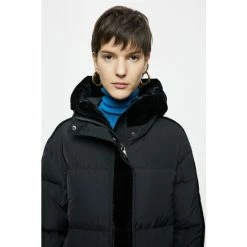 Jigsaw Black Annas Eco Down Puffer Jacket -Jigsaw store unnamed file 1347