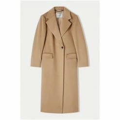 Jigsaw Cream Wool Maxi City Coat -Jigsaw store unnamed file 1398