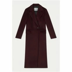 Jigsaw Red Wool Maxi City Coat -Jigsaw store unnamed file 1419