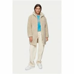 Jigsaw Cream Teddy Edge To Edge Coat -Jigsaw store unnamed file 1460