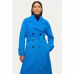Jigsaw Blue Slade Wool Df Trench Coat 3 Jigsaw Blue Slade Wool Df Trench Coat -Jigsaw store unnamed file 1464
