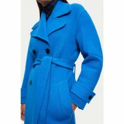 Jigsaw Blue Slade Wool Df Trench Coat 4 Jigsaw Blue Slade Wool Df Trench Coat -Jigsaw store unnamed file 1465