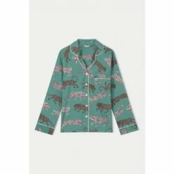 Jigsaw Green Cotton Modal Pyjamas -Jigsaw store unnamed file 1483