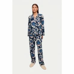 Jigsaw Blue Collage Floral Co Modal Pyjama Set