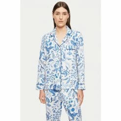 Jigsaw Botanist White Floral Linen Pyjamas 2 Jigsaw Botanist White Floral Linen Pyjamas -Jigsaw store unnamed file 1501