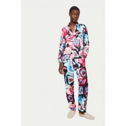 Jigsaw Cream Agate Gem Satin Pyjamas