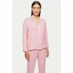 Jigsaw Pink Herringbone Pyjama Set