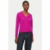 Jigsaw Pink Cashmere V-Neck Jumper