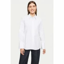 Jigsaw Cotton Relaxed White Shirt