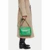 Jigsaw Green Ava Pebble Leather Cross-Body Bag