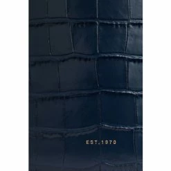 Jigsaw Blue Kenton Croc Leather Bag -Jigsaw store unnamed file 1711