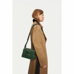 Jigsaw Green Ada Croc Cross-Body Bag -Jigsaw store unnamed file 1727