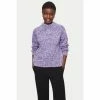 Jigsaw Purple Lambswool Moulinee Jumper