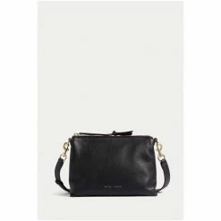 Jigsaw Black Ava Pebble Leather Cross-Body Black Bag 6 Jigsaw Black Ava Pebble Leather Cross-Body Black Bag -Jigsaw store unnamed file 1735