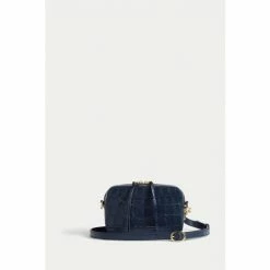 Jigsaw Farley Leather Crossbody Black Bag