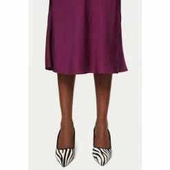 Jigsaw Purple Satin Bias Midi Skirt -Jigsaw store unnamed file 1787