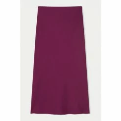Jigsaw Purple Satin Bias Midi Skirt -Jigsaw store unnamed file 1788