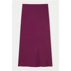 Jigsaw Purple Satin Bias Midi Skirt -Jigsaw store unnamed file 1789