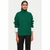 Jigsaw Green Soft Wool Rib Jumper