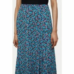Jigsaw Blue Vintage Ditsy Midi Skirt -Jigsaw store unnamed file 1793