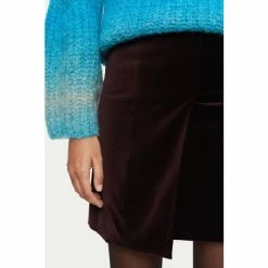 Jigsaw Red Velvet Mini Skirt -Jigsaw store unnamed file 1804