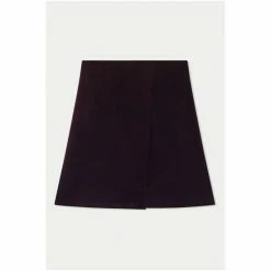 Jigsaw Red Velvet Mini Skirt -Jigsaw store unnamed file 1806