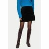 Jigsaw Velvet Mini Black Skirt