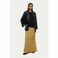 Jigsaw Natural Linen Cross Dye Maxi Skirt -Jigsaw store unnamed file 1826