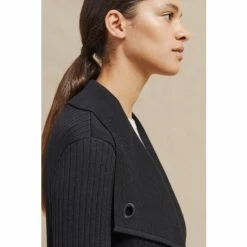 Jigsaw Black Milano Ring Cardigan -Jigsaw store unnamed file 1842